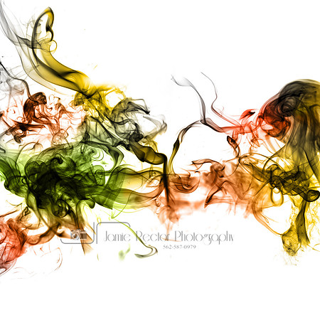 Abstract colorful smoke